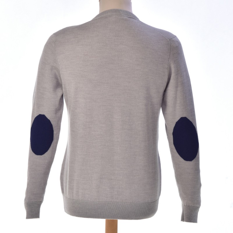 PULL HOMME PULLMAN GRIS CLAIR COUDIERES