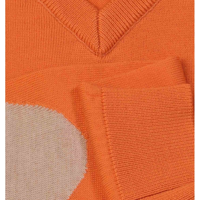 Pull Orange Homme TBS RONANVER