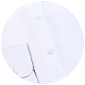 CHEMISIER FEMME LADY BLANC COL NOIR A FLEURS
