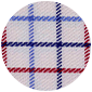 CHEMISE HOMME ATLANTIQUE BLANCHE - CARREAUX BLEUS ET ROUGES